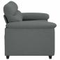 Preview: 2-Sitzer-Sofa Dunkelgrau 120 cm Stoff