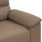 Preview: 2-Sitzer-Sofa Cappuccino-Braun 140 cm Kunstleder