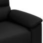Preview: 2-Sitzer-Sofa Schwarz 120 cm Kunstleder