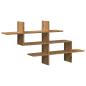 Preview: Wandregal Artisan-Eiche 124,5x18x60,5 cm Holzwerkstoff