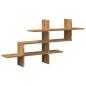 Preview: Wandregal Artisan-Eiche 124,5x18x60,5 cm Holzwerkstoff