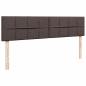 Preview: Ottoman-Bett mit Matratze Dunkelbraun 160x200 cm Stoff