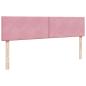 Preview: Ottoman-Bett mit Matratze Rosa 200x200 cm Samt