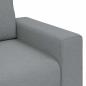 Preview: 2-Sitzer-Sofa Hellgrau 120 cm Stoff