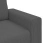 Preview: Zweisitzer-Sofa Dunkelgrau 120 cm Cordstoff