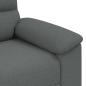 Preview: 2-Sitzer-Sofa Dunkelgrau 140 cm Stoff