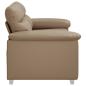 Preview: 2-Sitzer-Sofa Cappuccino-Braun 120 cm Kunstleder