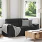 Preview: ARDEBO.de - 2-Sitzer-Sofa Schwarz 140 cm Kunstleder