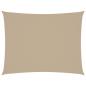 Preview: Sonnensegel Oxford-Gewebe Rechteckig 6x7 m Beige