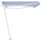 Preview: Standmarkise Automatisch 500x350 cm Blau & Weiß