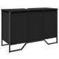 Preview: Waschbeckenunterschrank Schwarz 91x35x60 cm Holzwerkstoff