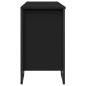 Preview: Waschbeckenunterschrank Schwarz 91x35x60 cm Holzwerkstoff
