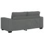 Preview: 2-Sitzer-Sofa Dunkelgrau 140 cm Stoff
