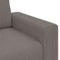 Preview: Zweisitzer-Sofa Hellgrau 140 cm Cordstoff