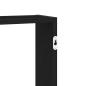 Preview: Wandregal Schwarz Eichen-Optik 99x15x60 cm Holzwerkstoff