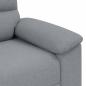 Preview: 2-Sitzer-Sofa Hellgrau 140 cm Stoff