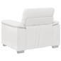 Preview: Sessel Weiß 60 cm Kunstleder