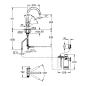 Preview: GROHE Blue Pure BauCurve Starter Kit, C-Auslauf, Filterkopf, Durchflussmesser, S-Size Filter, chrom (30581000)