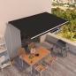 Preview: ARDEBO.de - Markise Automatisch Einziehbar 500x350 cm Anthrazit