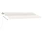 Preview: Standmarkise Manuell Einziehbar 450x300 cm Creme