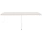 Preview: Standmarkise Manuell Einziehbar 500x300 cm Creme