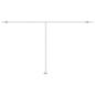 Preview: Standmarkise Manuell Einziehbar 500x300 cm Creme