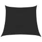 Preview: Sonnensegel 160 g/m² Trapezform Schwarz 4/5x4 m HDPE