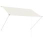 Preview: Einziehbare Markise 200×150 cm Creme