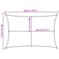 Preview: Sonnensegel 160 g/m² Rechteckig Hellgrau 4x5 m HDPE