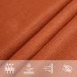 Preview: Sonnensegel 160 g/m² Quadratisch Orange 4,5x4,5 m HDPE