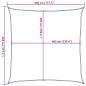Preview: Sonnensegel 160 g/m² Quadratisch Orange 4,5x4,5 m HDPE