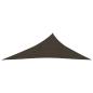 Preview: Sonnensegel 160 g/m² Braun 3x4x5 m HDPE