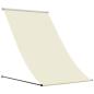 Preview: Markise Einziehbar Creme 100x150 cm Stoff und Stahl