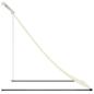 Preview: Markise Einziehbar Creme 100x150 cm Stoff und Stahl