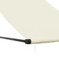 Preview: Markise Einziehbar Creme 100x150 cm Stoff und Stahl