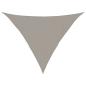 Preview: Sonnensegel 160 g/m² Dreieckig Hellgrau 4x4x5,8 m HDPE
