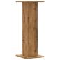 Preview: Pflanzenständer 2 Stk. Artisan-Eiche 30x30x80 cm Holzwerkstoff