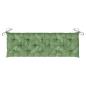 Preview: Gartenbank-Auflage Blattmuster 150x50x7 cm Oxford-Gewebe