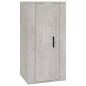 Preview: 3-tlg. TV-Schrank-Set Betongrau Holzwerkstoff