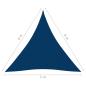 Preview: Sonnensegel Oxford-Gewebe Dreieckig 5x6x6 m Blau