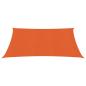 Preview: Sonnensegel 160 g/m² Orange 2x2 m HDPE