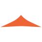 Preview: Sonnensegel 160 g/m² Orange 3x3x4,2 m HDPE