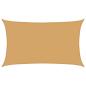 Preview: Sonnensegel 160 g/m² Rechteckig Sandfarben 5x8 m HDPE
