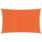 Preview: Sonnensegel 160 g/m² Orange 2x4,5 m HDPE