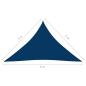 Preview: Sonnensegel Oxford-Gewebe Dreieckig 5x5x6 m Blau