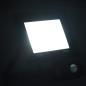 Preview: LED-Fluter mit Sensor 50 W Kaltweiß