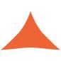 Preview: ARDEBO.de - Sonnensegel 160 g/m² Orange 3x3x3 m HDPE