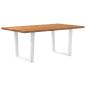 Preview: ARDEBO.de - Esstisch mit Baumkanten 180x100x74 cm Massivholz Eiche