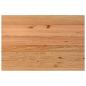 Preview: Esstisch Hellbraun 180x120x74 cm Massivholz Eiche Rechteckig