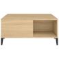 Preview: Couchtisch Sonoma-Eiche 80x80x36,5 cm Holzwerkstoff
